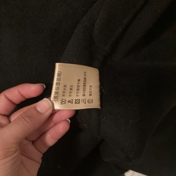 100% Wool Coat, black wool coat, NWT - Picture 13 of 14